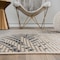 World Rug Gallery Bahama Palm Frond Indoor/Outdoor Non-Shedding Area Rug 5' x7' Cream 430CREAM5X7 - alternate 10